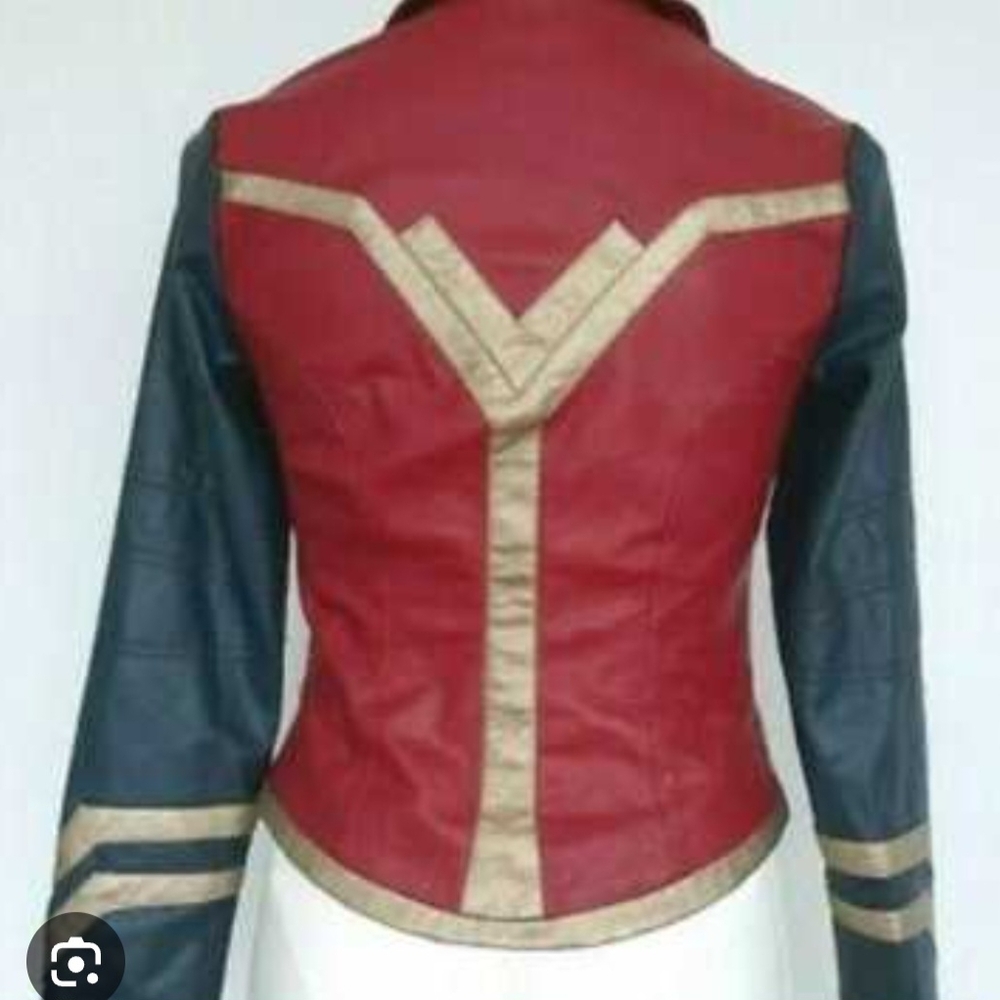 Red and Blue Women's Jacket